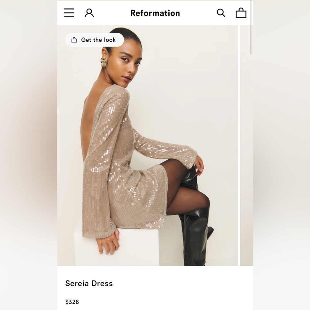 NWT Reformation Sereia Dress